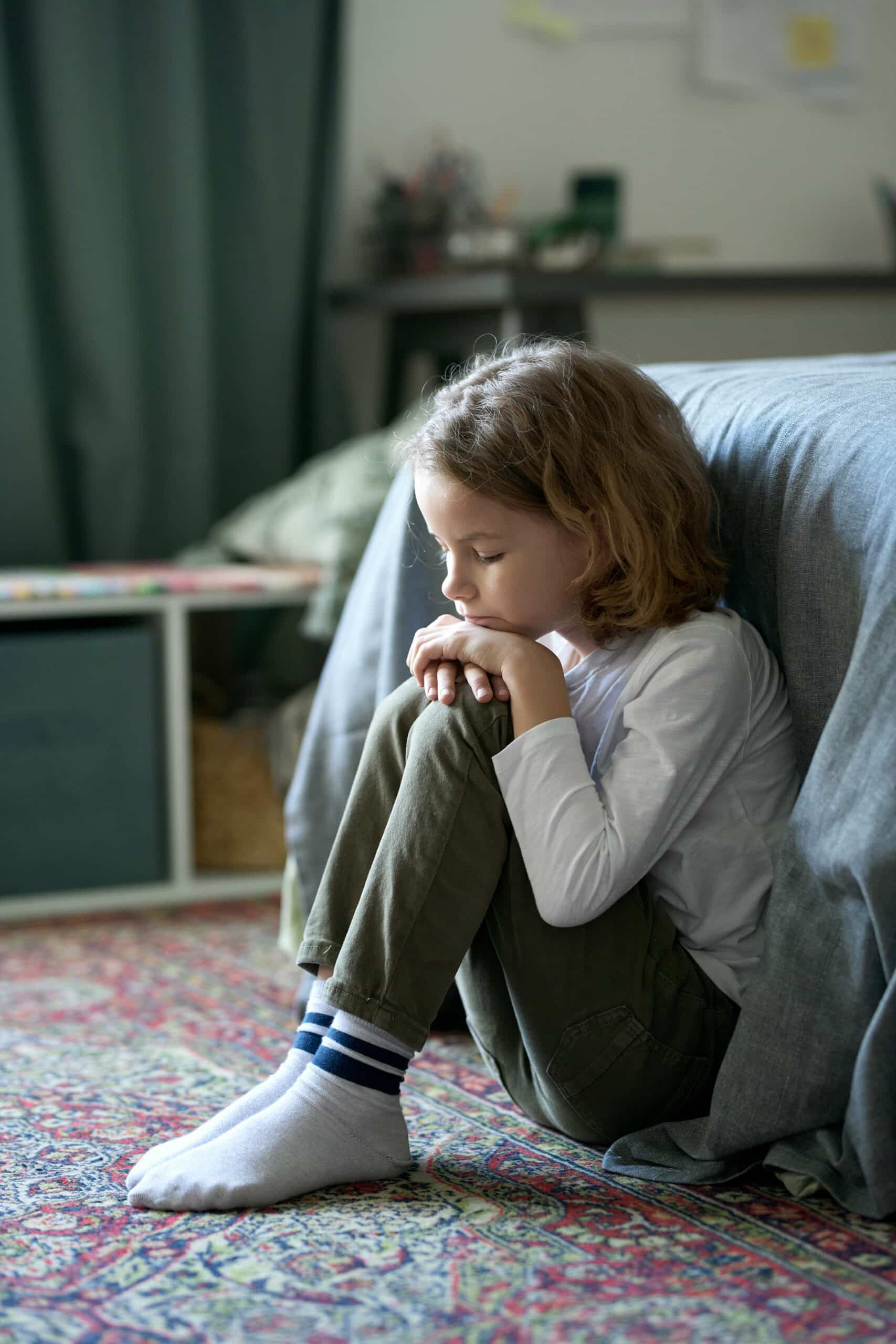 Un enfant en période de stress